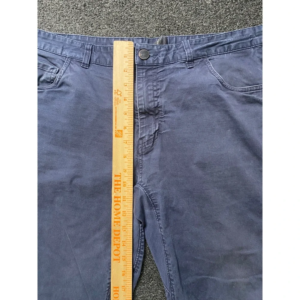 Mountain Hardwear Hiking Pants Blue Mens 36x32 Articulated Knee Stretch Outdoors